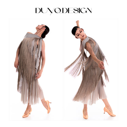 DUYQ 015 Original Tassel Design Dance Top