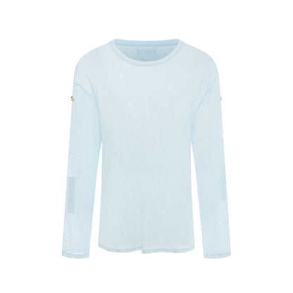 DUYQ A/W 004 Men's Round Neck Latin Ballroom Practice Top - Long Sleeve | Instructor Style