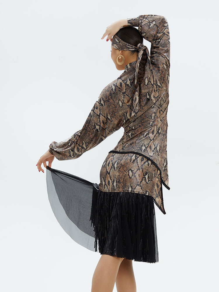 DUYQ.Serpent Whisper Series 13 – Women’s Latin Practice Dress