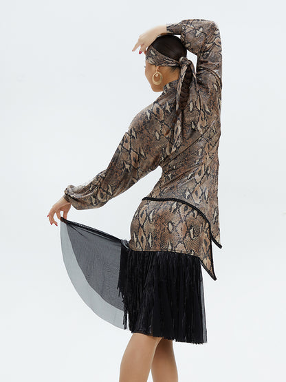 DUYQ.Serpent Whisper Series 13 – Women’s Latin Practice Dress