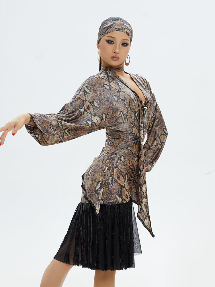 DUYQ.Serpent Whisper Series 13 – Women’s Latin Practice Dress