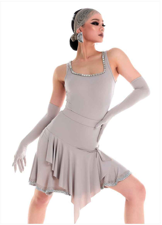 DUYQ 018 Premium Tassel Skirt for Latin Dance Practice