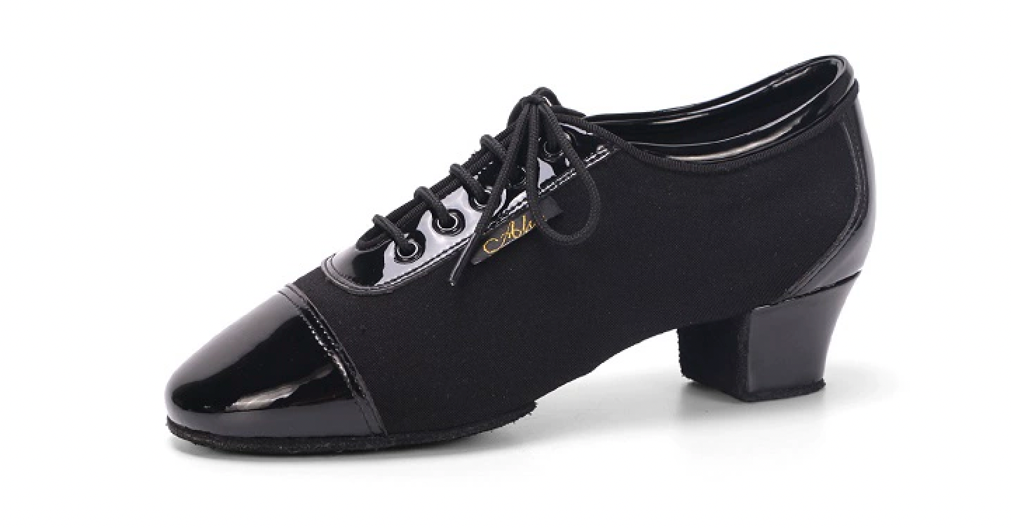 AILIANWU.L001BE BOYS LATIN SPLICING LEATHER DANCE SHOES
