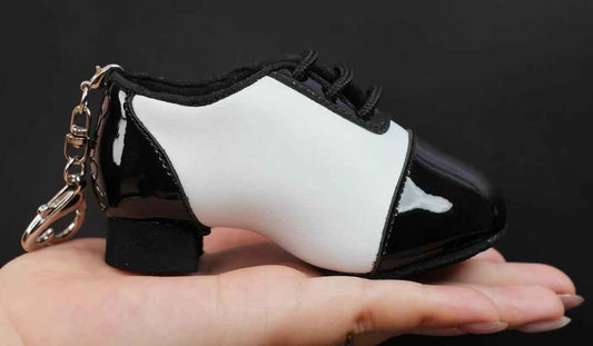 Mini Men's Latin Dance Shoe Keychain · Cute Dance Lover Gift