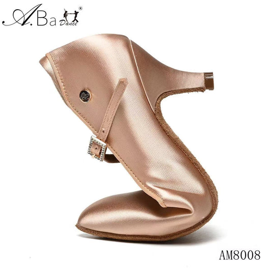 ABA DANCE.AM8008 Classic Nude Pointed Toe Women’s Modern Dance Shoes