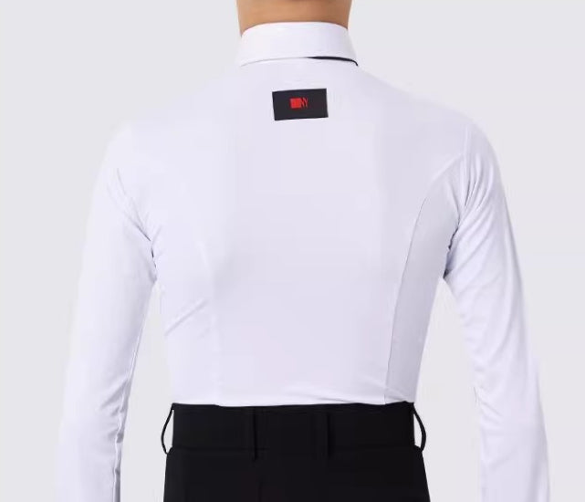 NY Fashion Pre-Teen Juvenile competition shirt no lines Boys Children's Competition Shirt Performance One-piece Top ET01-1