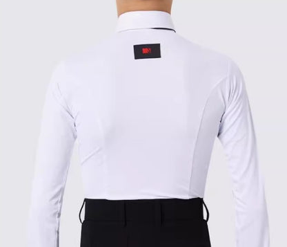 NY Fashion Pre-Teen Juvenile competition shirt no lines Boys Children's Competition Shirt Performance One-piece Top ET01-1