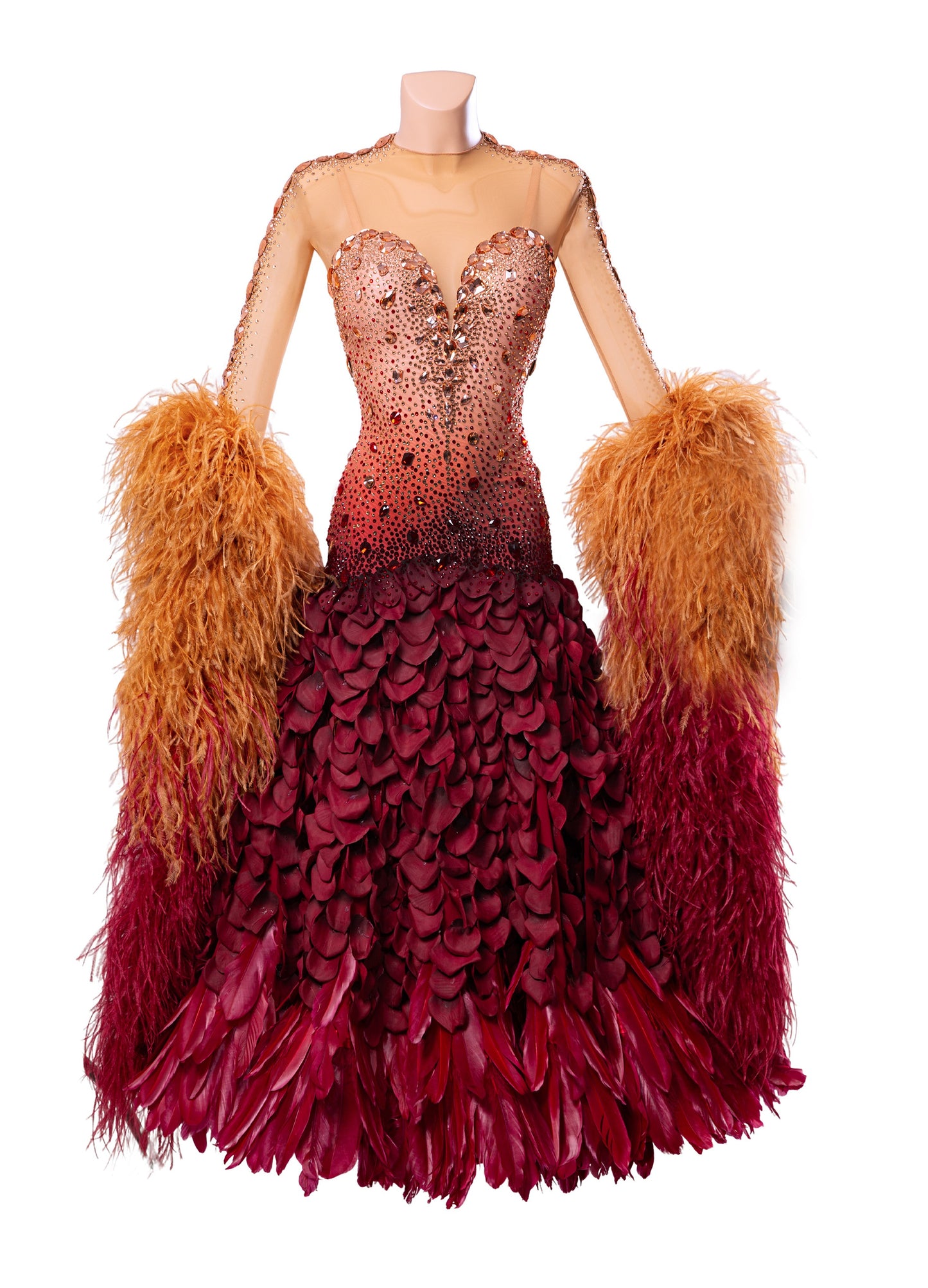 TID brand modern dance suit new women's dress ballroom dance skirt ballroom dance professional competition suit M1230A