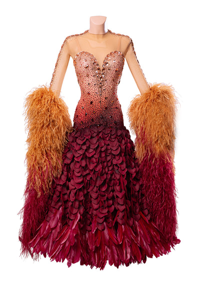 TID brand modern dance suit new women's dress ballroom dance skirt ballroom dance professional competition suit M1230A