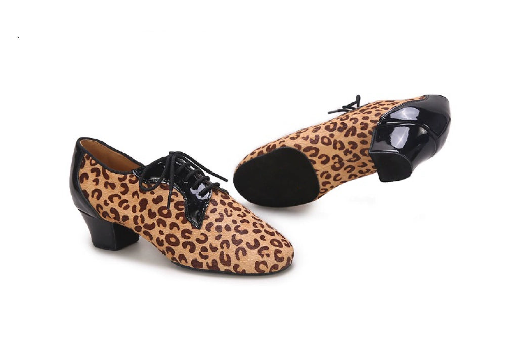 AILIANWU.L006FC LADIES WOMEN LEOPARD TEACHING DANCESHOES