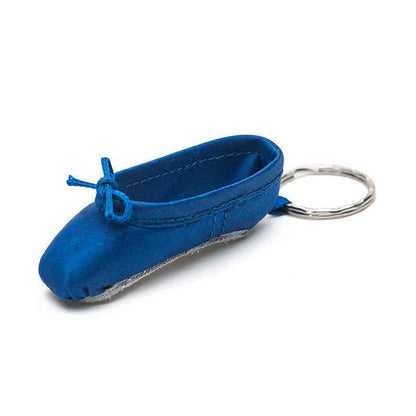 Handmade Mini Ballet Pointe Shoes Keychain Satin Dance Trinket