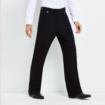 NY Fashion Men's Latin Ballroom Dance Loose Practice Competition Dance Pants 21106K
