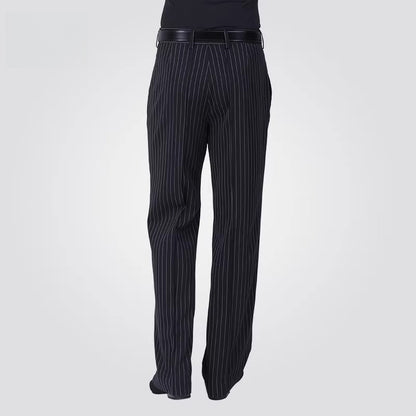 NY Fashion Men's Striped Competition National Standard Waltz Adult Dance Practice Pants 16555NK