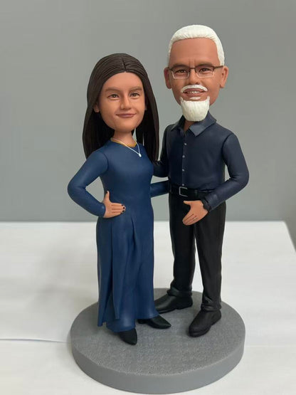 Handcrafted Clay Figurine – Unique Handmade Sculpture, Collectible Art Gift