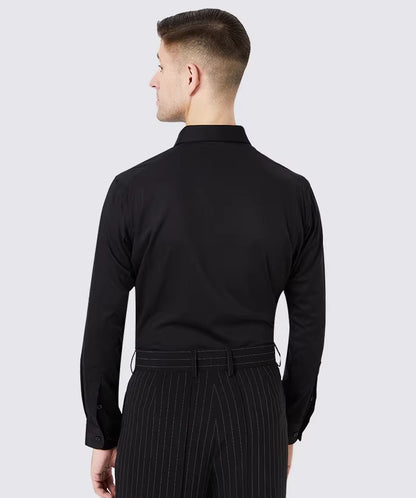 NY Fashion Men's Elegant Classic Shirt Ballroom Dance Shirt  Practice Dance Top 23110S