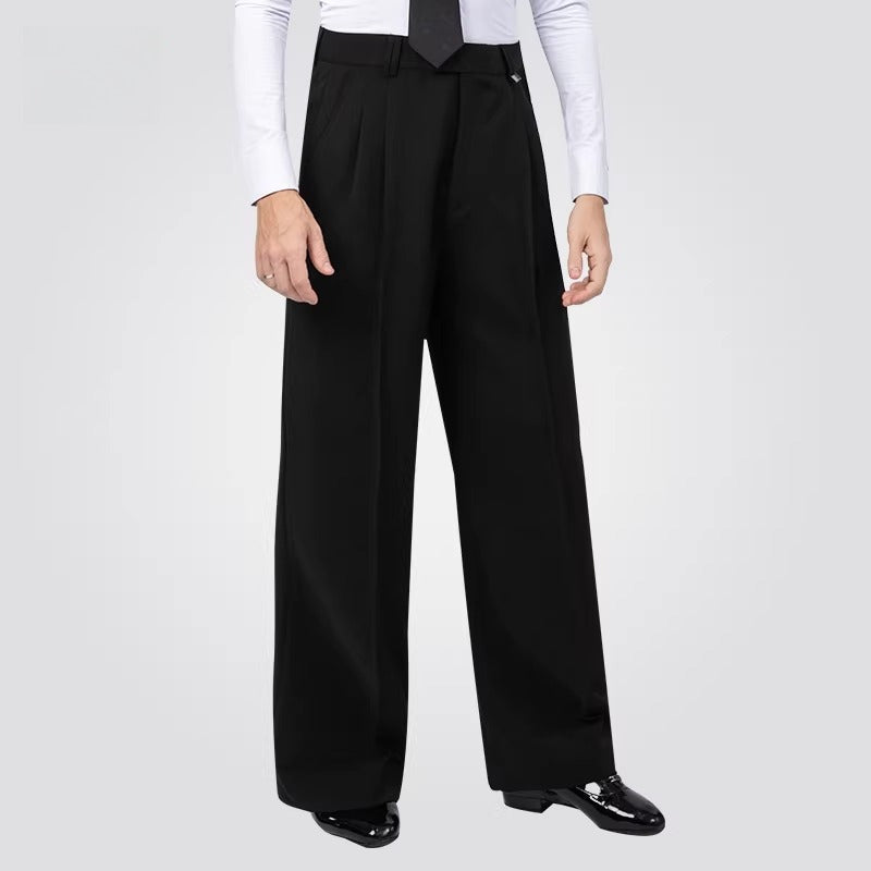 NY Fashion Men's Latin Ballroom Dance Trousers 23117K