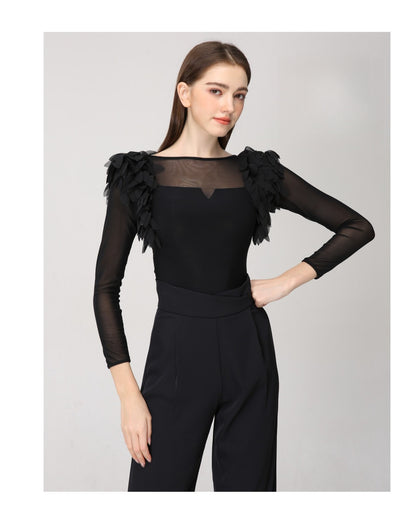 WD.Y196 Women's Ballroom Top Practice Leotard