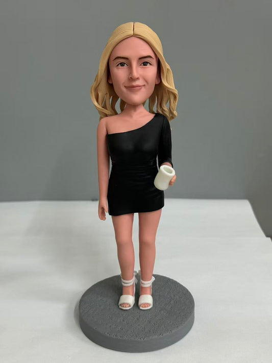 Handcrafted Clay Figurine – Unique Handmade Sculpture, Collectible Art Gift