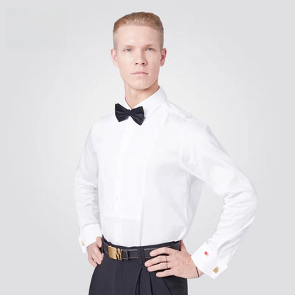 NY Fashion Men's Top Men's Dress Shirt Ballroom Dance Shirt 91009C