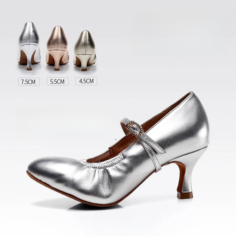 DRH-202 lamb skin female adult modern dance shoes national ballroom dance soft-soled practice shoes ballroom dance shoes waltz