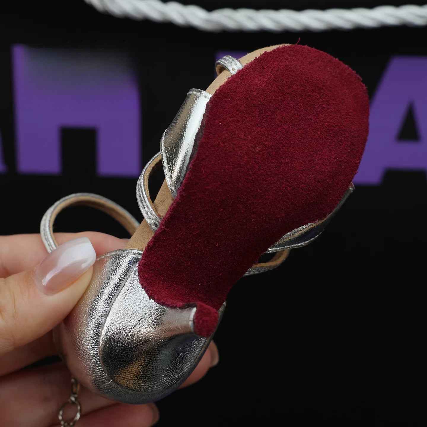 Mini Women's Latin Dance Shoe Keychain · Elegant Bag Charm