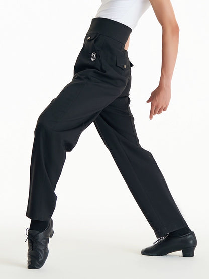 DUYQ.L002MPE Men’s Premium Latin Dance Pants