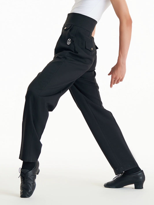 DUYQ.L002MPE Men’s Premium Latin Dance Pants