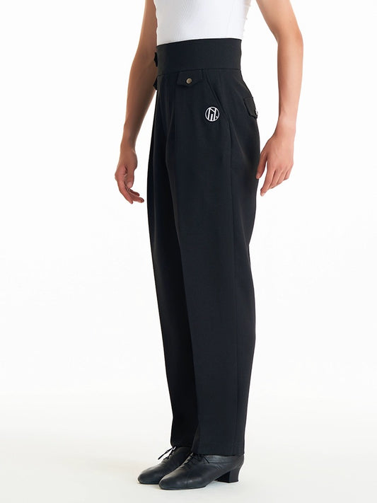 DUYQ.L002MPE Men’s Premium Latin Dance Pants