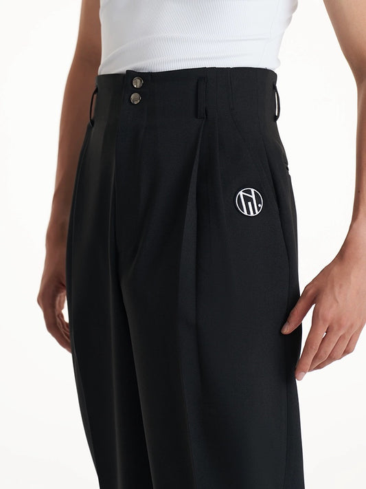 DUYQ.L003MPE Men’s Premium Latin Dance Pants – High Waist, Tailored Fit