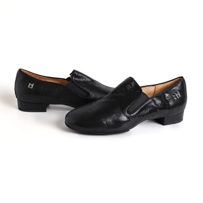 MINEJAS.MT040 Men’s Sparkly Slip-On Italian-Style Teacher Dance Shoes