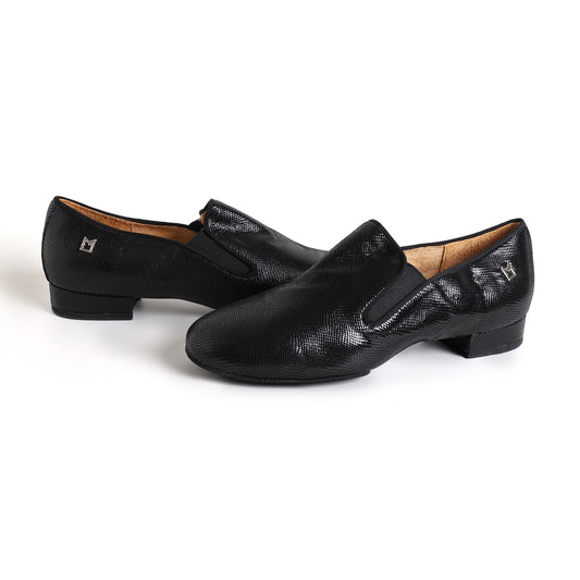 MINEJAS.MT040 Men’s Sparkly Slip-On Italian-Style Teacher Dance Shoes