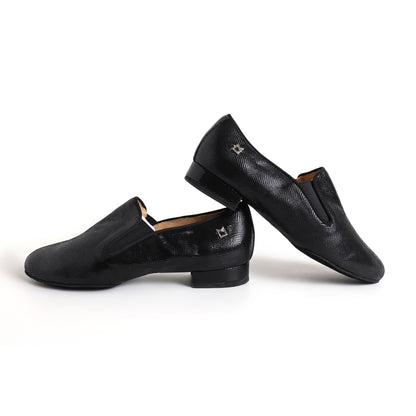 MINEJAS.MT040 Men’s Sparkly Slip-On Italian-Style Teacher Dance Shoes