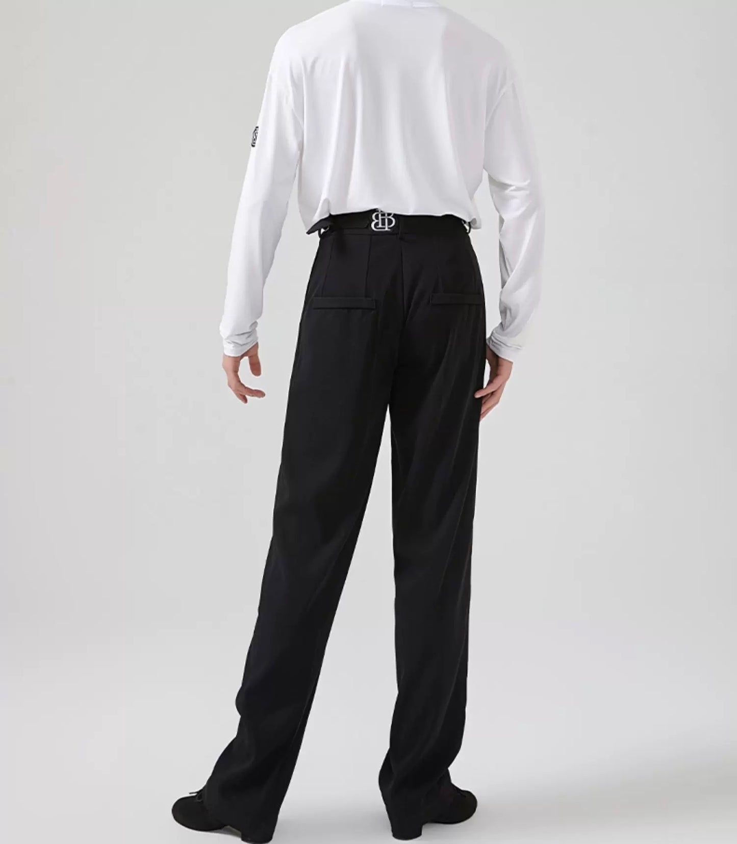 BOBO.L007MTE Mens Classic Latin Dance Shirt