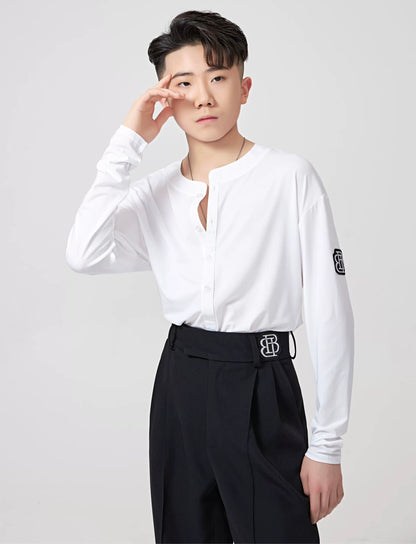 BOBO.L001MPE MENS LATIN PRACTICE PANTS