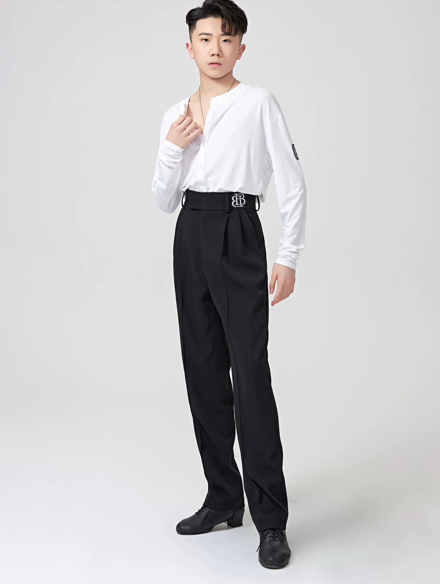 BOBO.L001MPE MENS LATIN PRACTICE PANTS