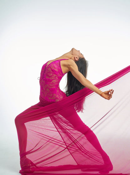 VAGY001 Lace Cami Leotard for Latin Dance Women