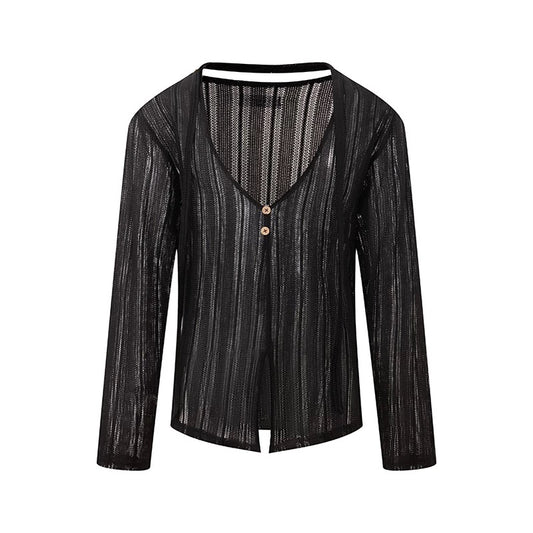 DUYQ.New Men-004 Maiwang Deep V-neck Standard Latin Dance Practice Top - New Teaching Collection