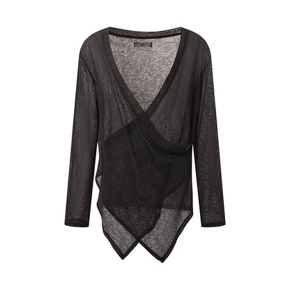 DUYQ.New Men-006 Asymmetric Cross Loose Top - New Standard Latin Dance Practice Wear