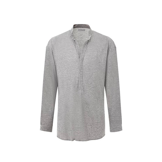 DUYQ.New Men-008 Classic Retro Men's Standard Latin Dance Practice Shirt