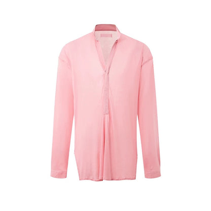 DUYQ.New Men-008 Classic Retro Men's Standard Latin Dance Practice Shirt