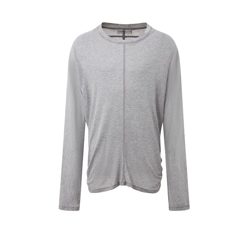 DUYQ.New Men-009 Minimalist One-Button Hook Finger Top - Standard Latin Dance Practice Wear