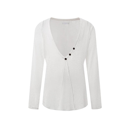 DUYQ.New Men-010 Deep V-neck Men's Standard Latin Dance Practice Top - Summer New Collection