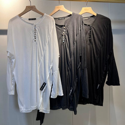 VERNADANCE BANG & VA004  Loose Linen Top