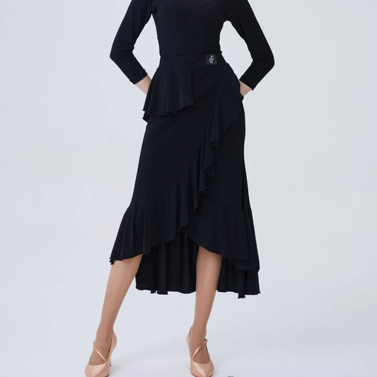 WD.Q19 Original Design Women's Single Group ballroom Dance smooth Dance Practice Suit