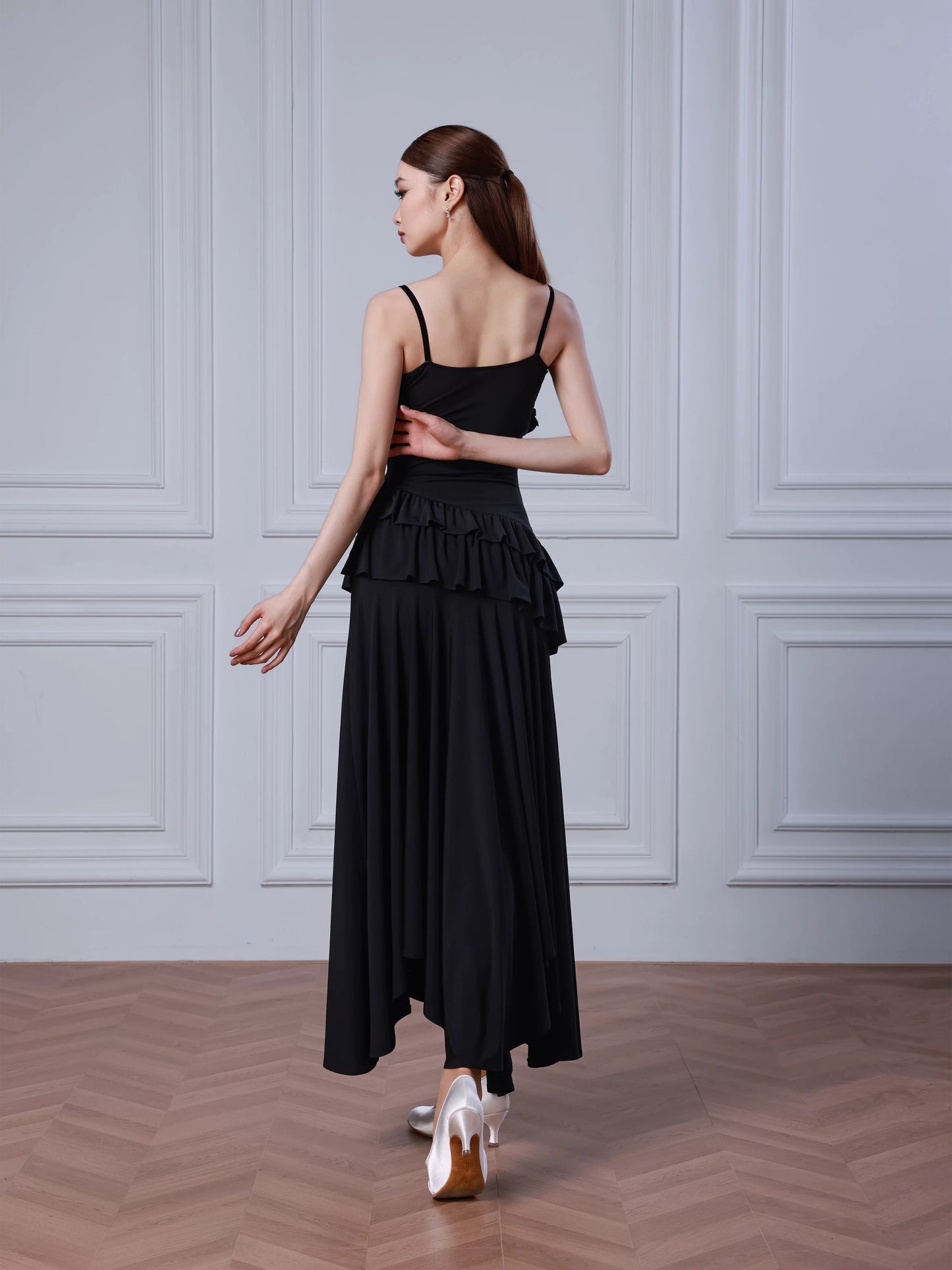 TID Modern Dance Dress New Premium Waltz Dress Adult Ladies Ballroom Dance Dress