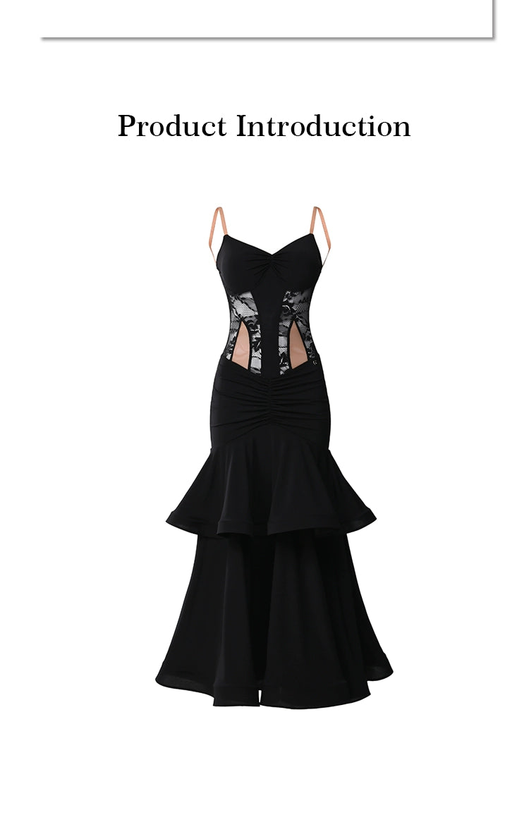 TID.D022 new ballroom dance swing skirt Latin dance performance suit Modern dance suit