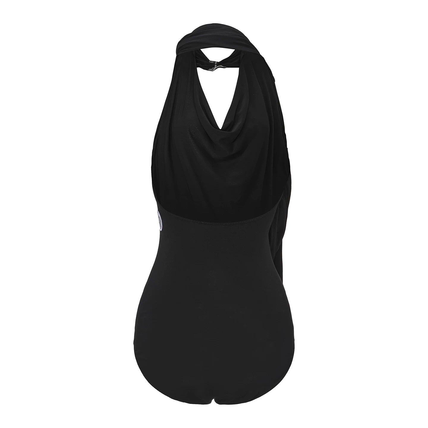DUYQ-017 Scarf collar sleeveless one-piece top national standard Latin dance women's practice clothes advanced - Mine·Jas