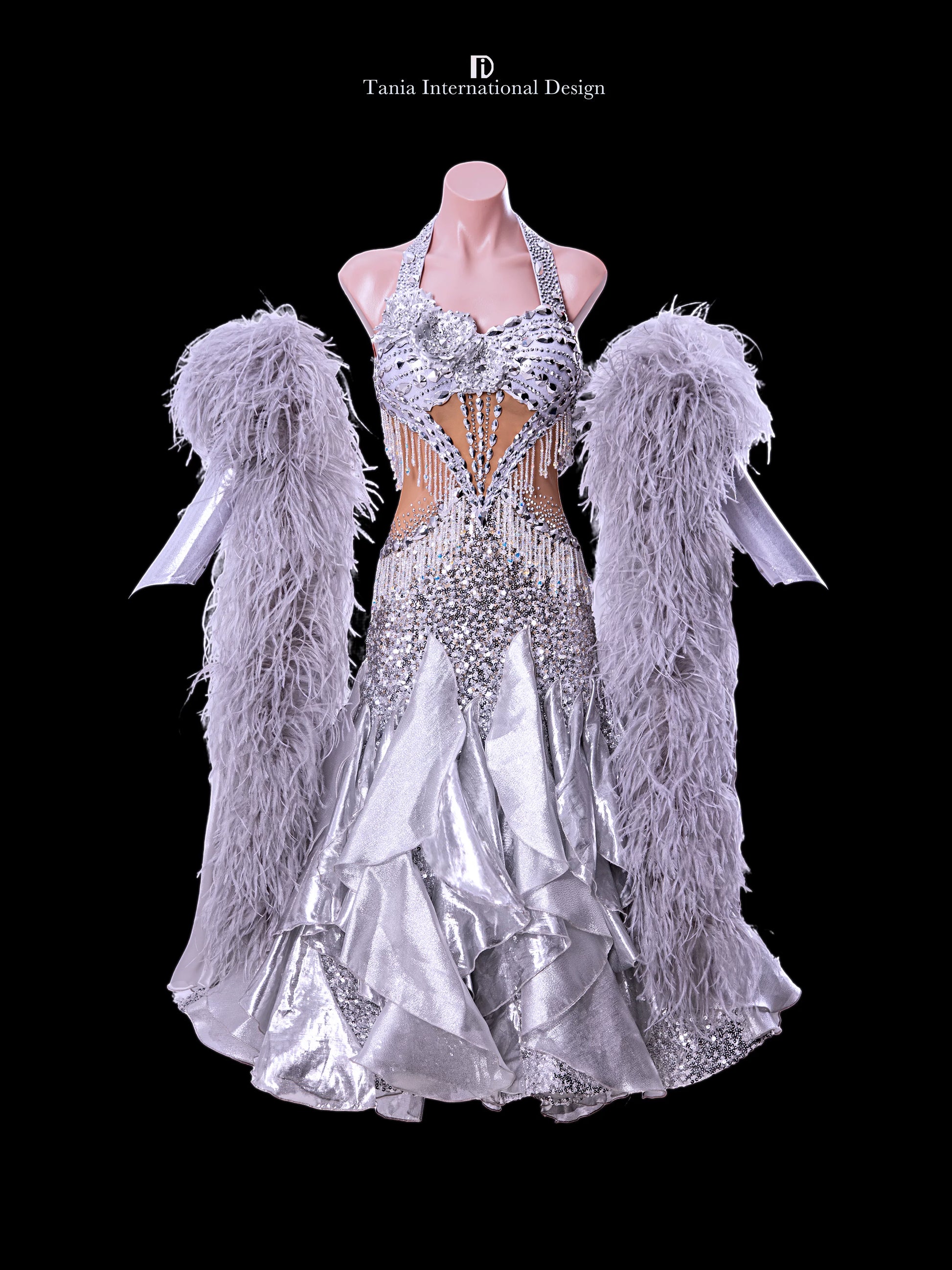 TID women's ballroom costume professional competition dress M1287 - Mine·Jas