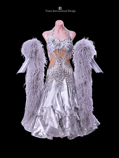 TID women's ballroom costume professional competition dress M1287 - Mine·Jas