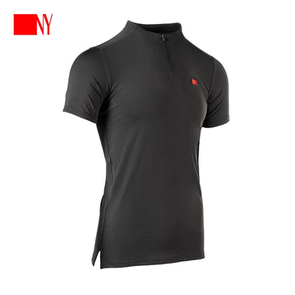 NY Nayi Modern Dance Suit Top Short Sleeve T-Shirt Men's Summer Ballroom Dance Latin Dance Practice Suit 25171S